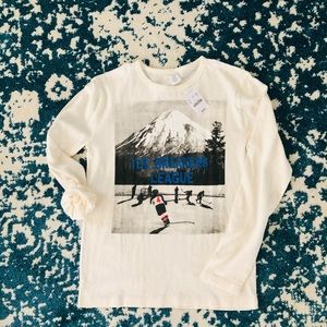 Crewcuts NWT boys size 12 long sleeve lightweight graphic tee
